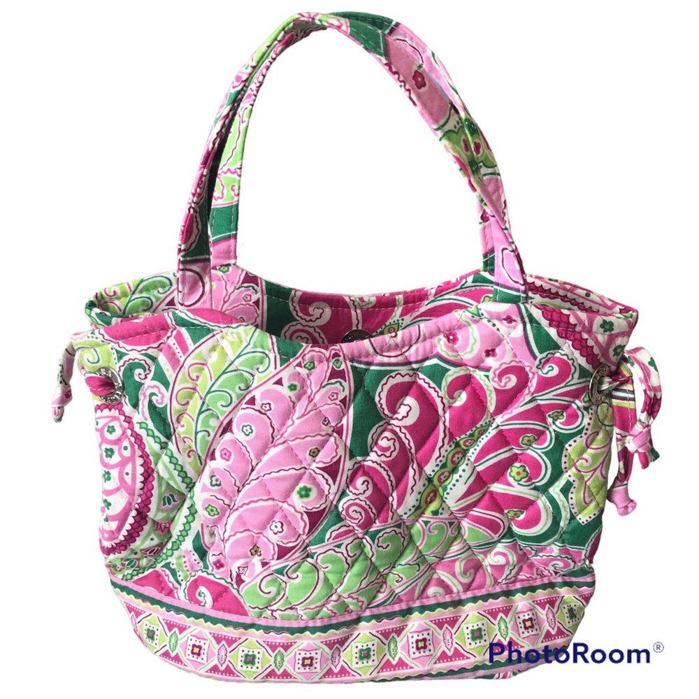 Vera Bradley Satchel *Retired* Pinwheel Pink - Picture 2 of 5